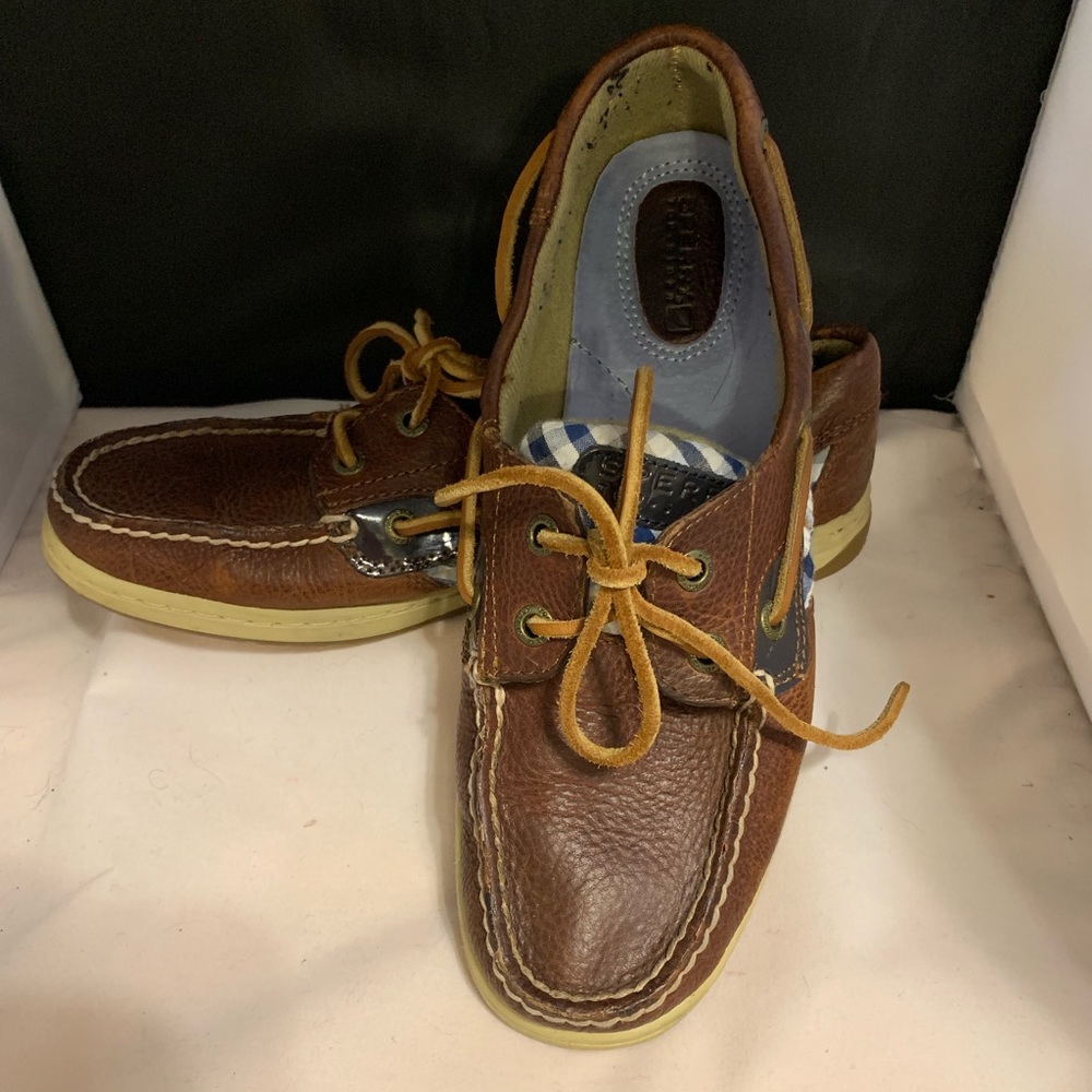 Sperry Men’s Bluefish 2-Eye Boat Shoe Coastal Cool Comfort Sz 7